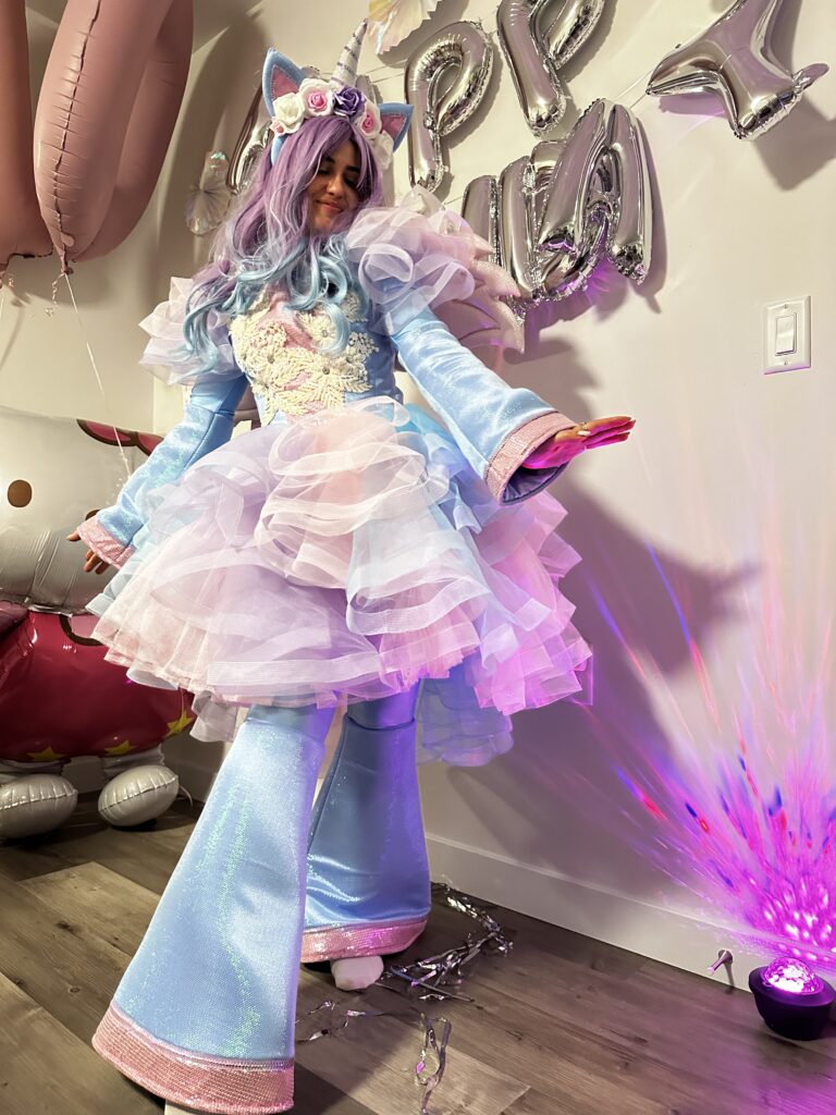 Bubble show kids birthday party in Halifax (inside)