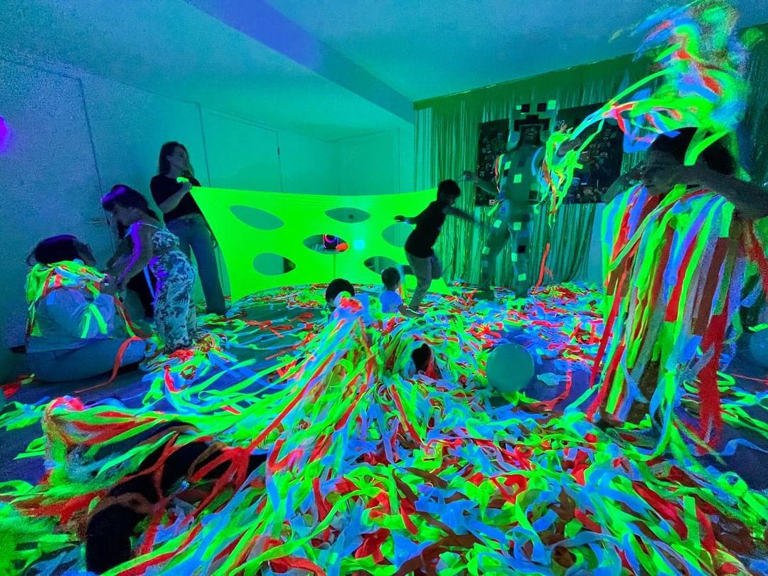neon disco and Minecraft in Halifax