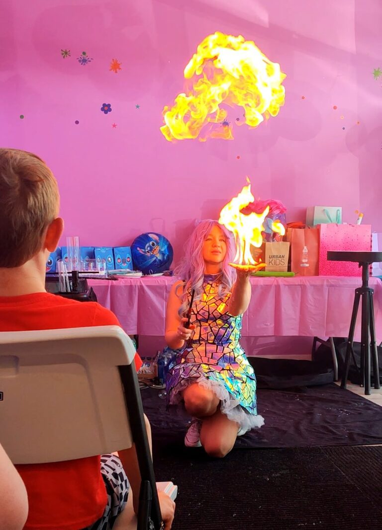 fire bubble kids party Halifax