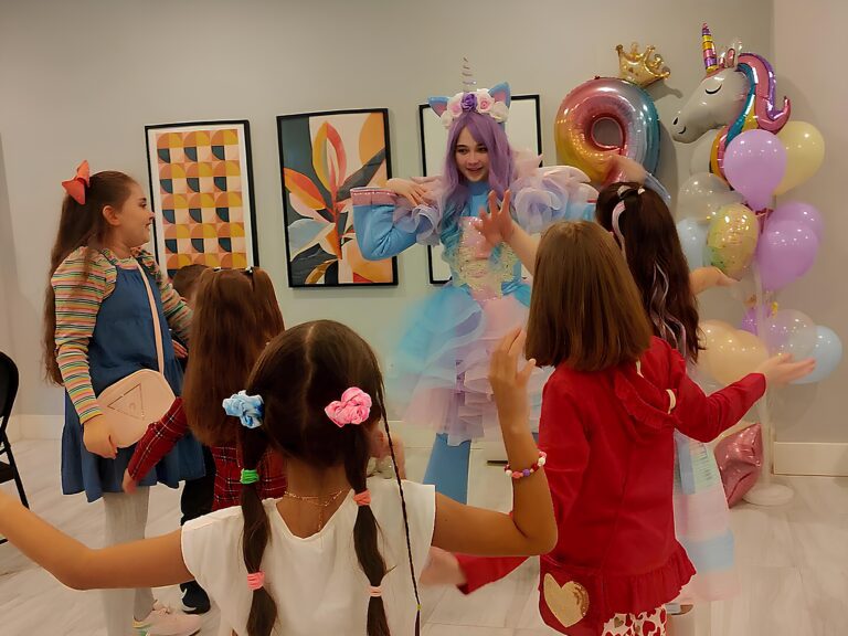 Unicorn dancing kids party Halifax