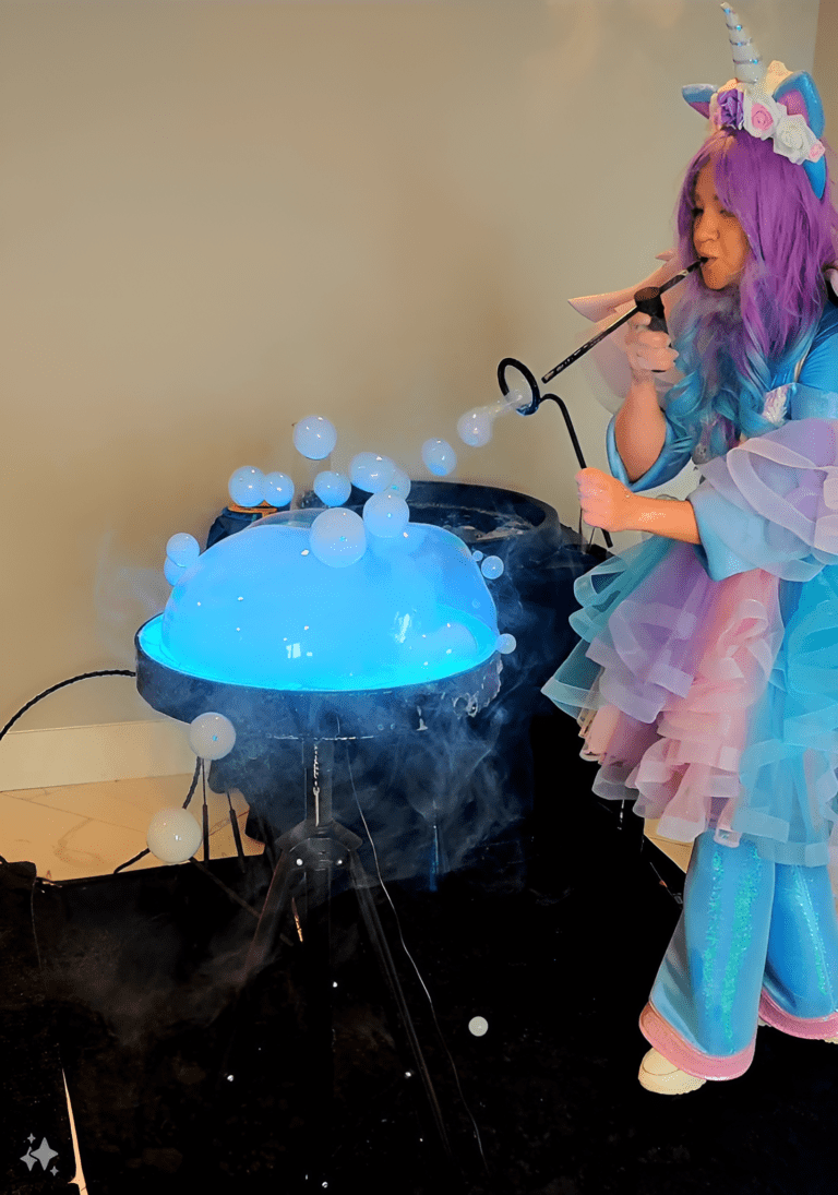 Magic bubbles birthday party in Halifax