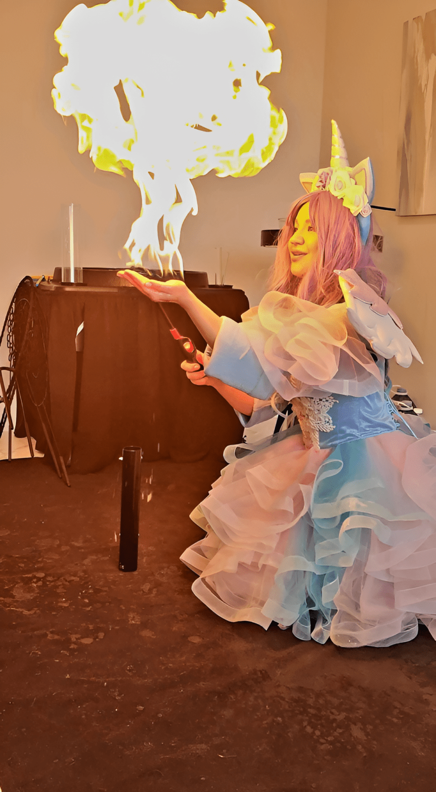 fire bubble show party Halifax