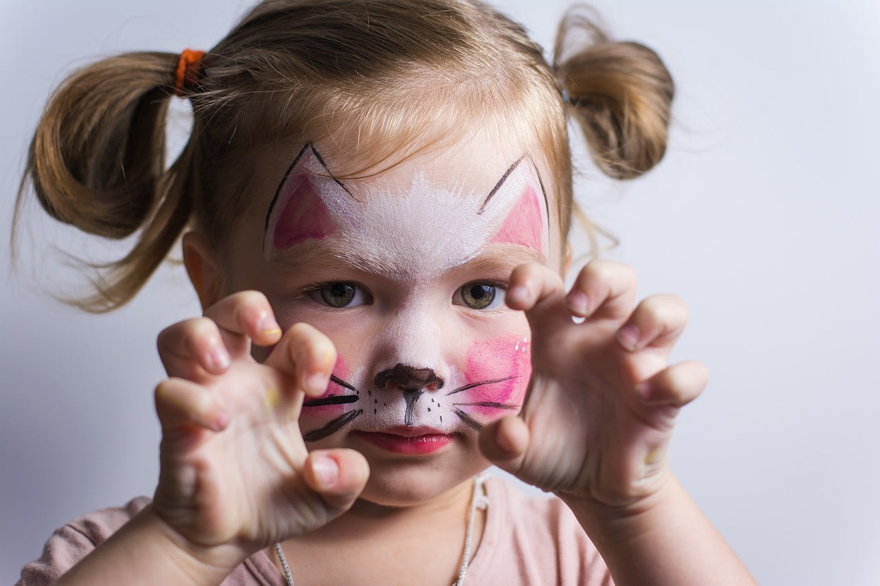 girl with face painting in Halifax