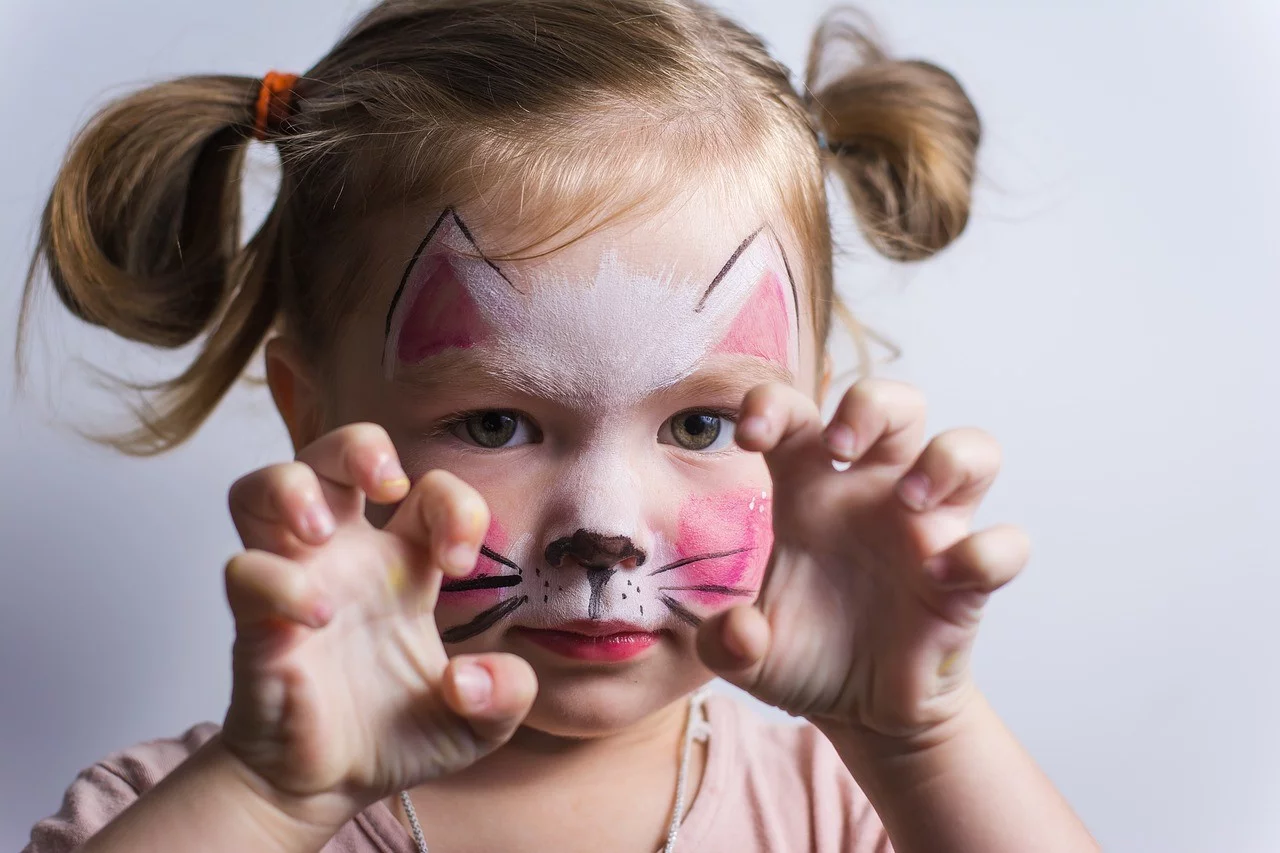 girl with face painting in Halifax