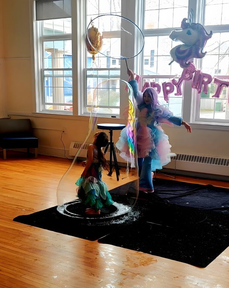 kids inside in soap bubble Kids Birthday Party in Halifax