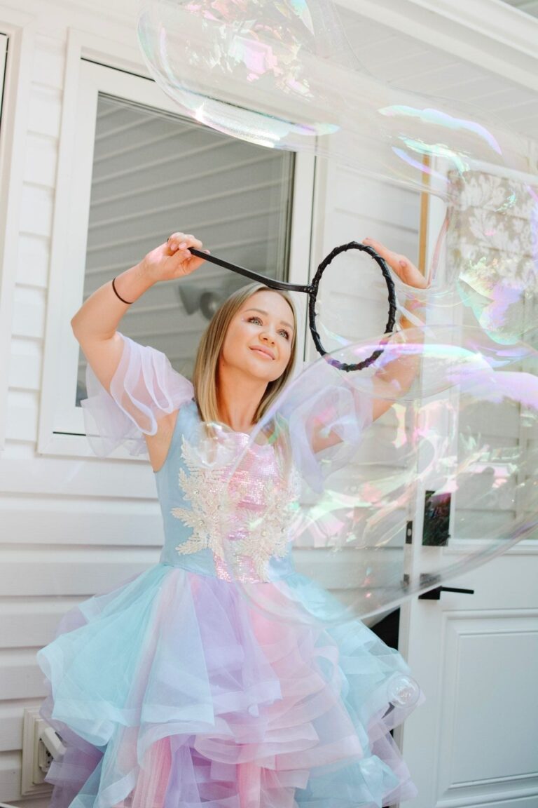 bubble show outside kids birthday halifax