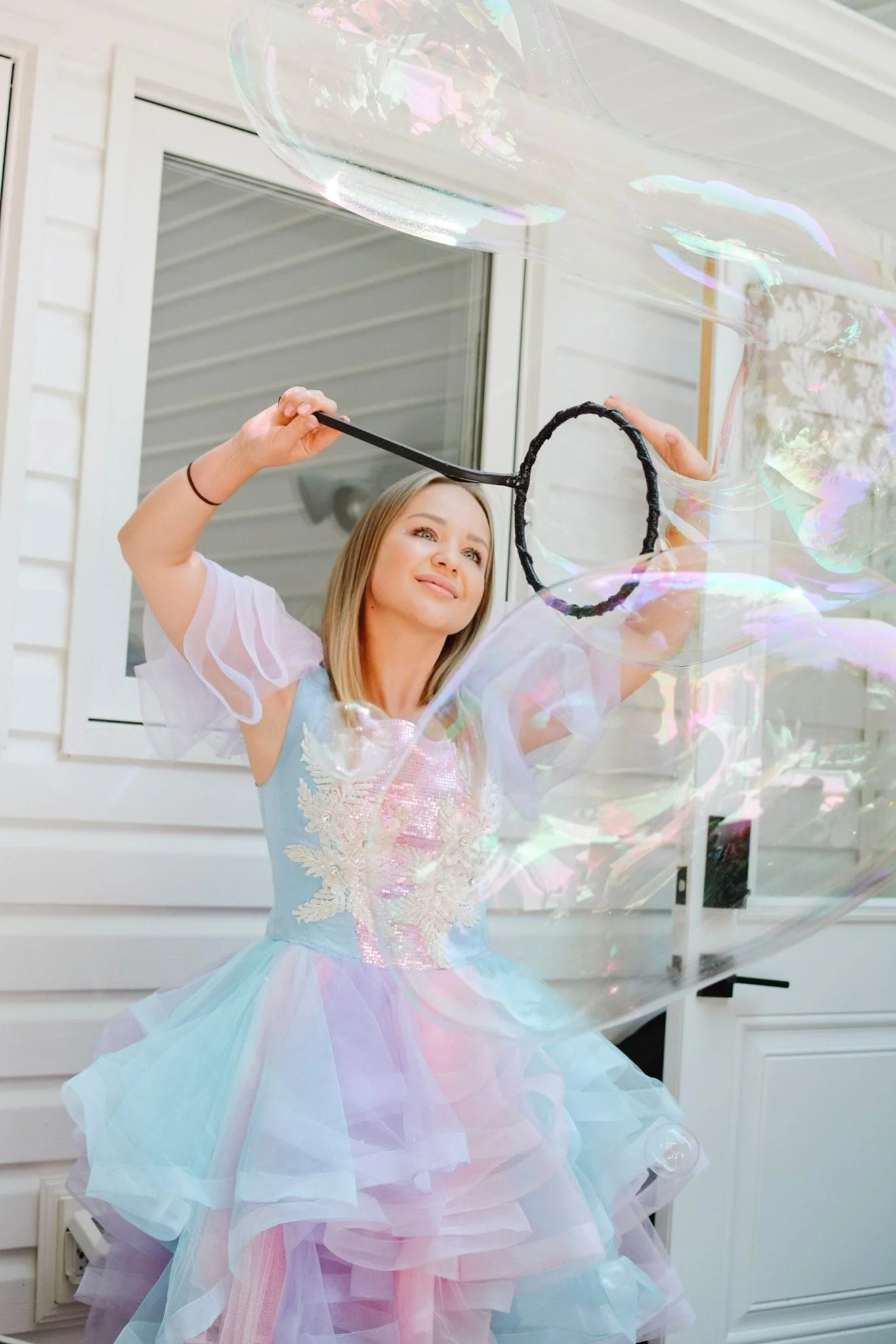 bubble show outside kids birthday halifax