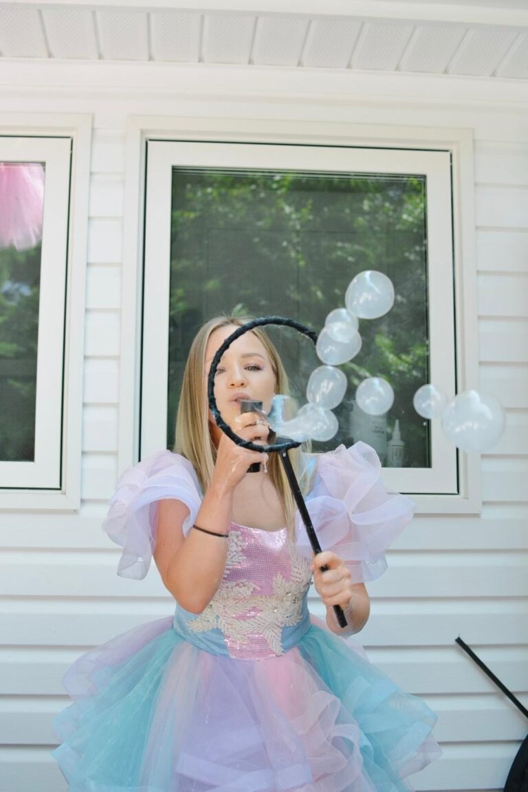 bubble show outside kids birthday halifax