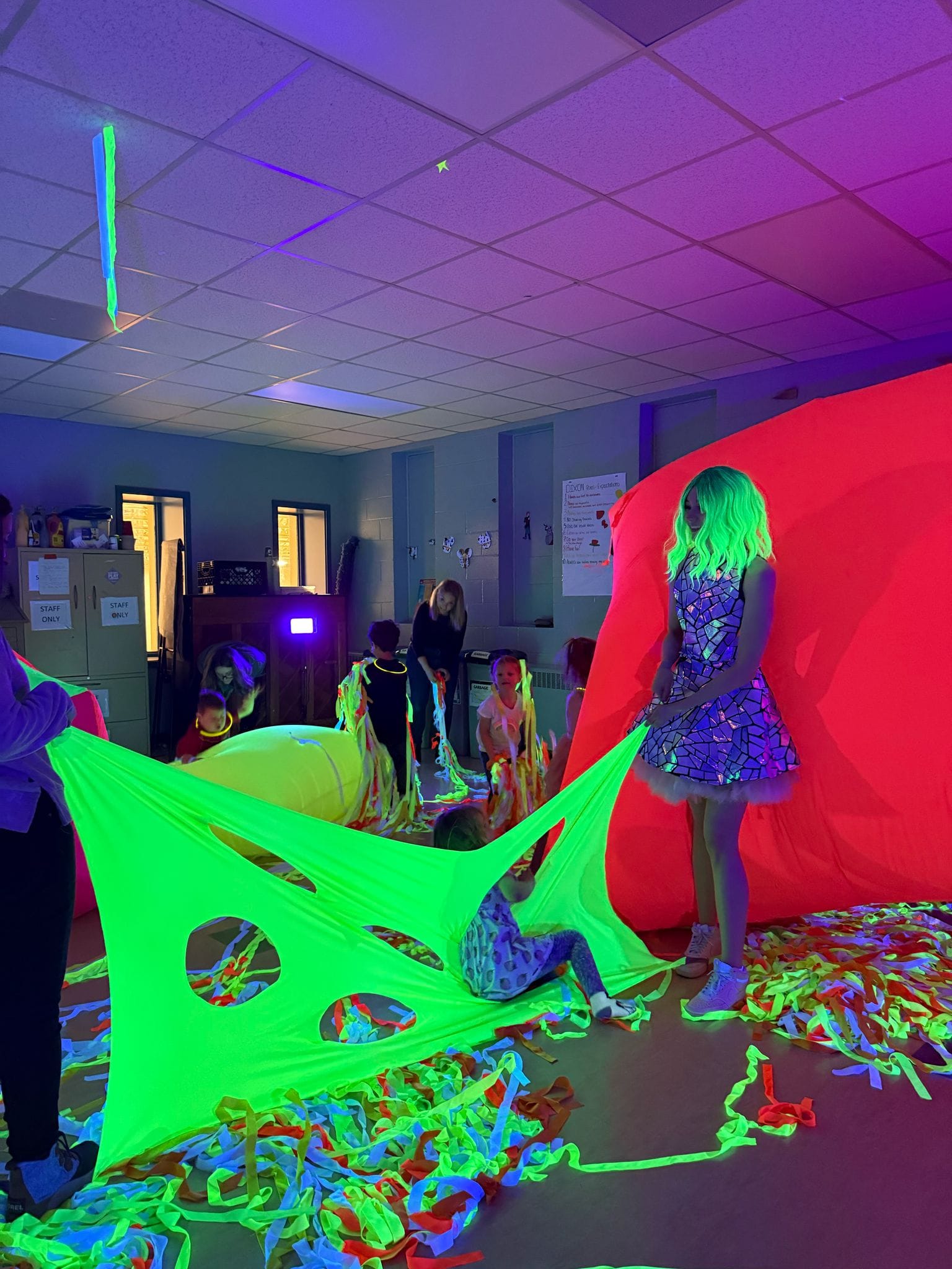 Neon Pillows Party Halifax Kids