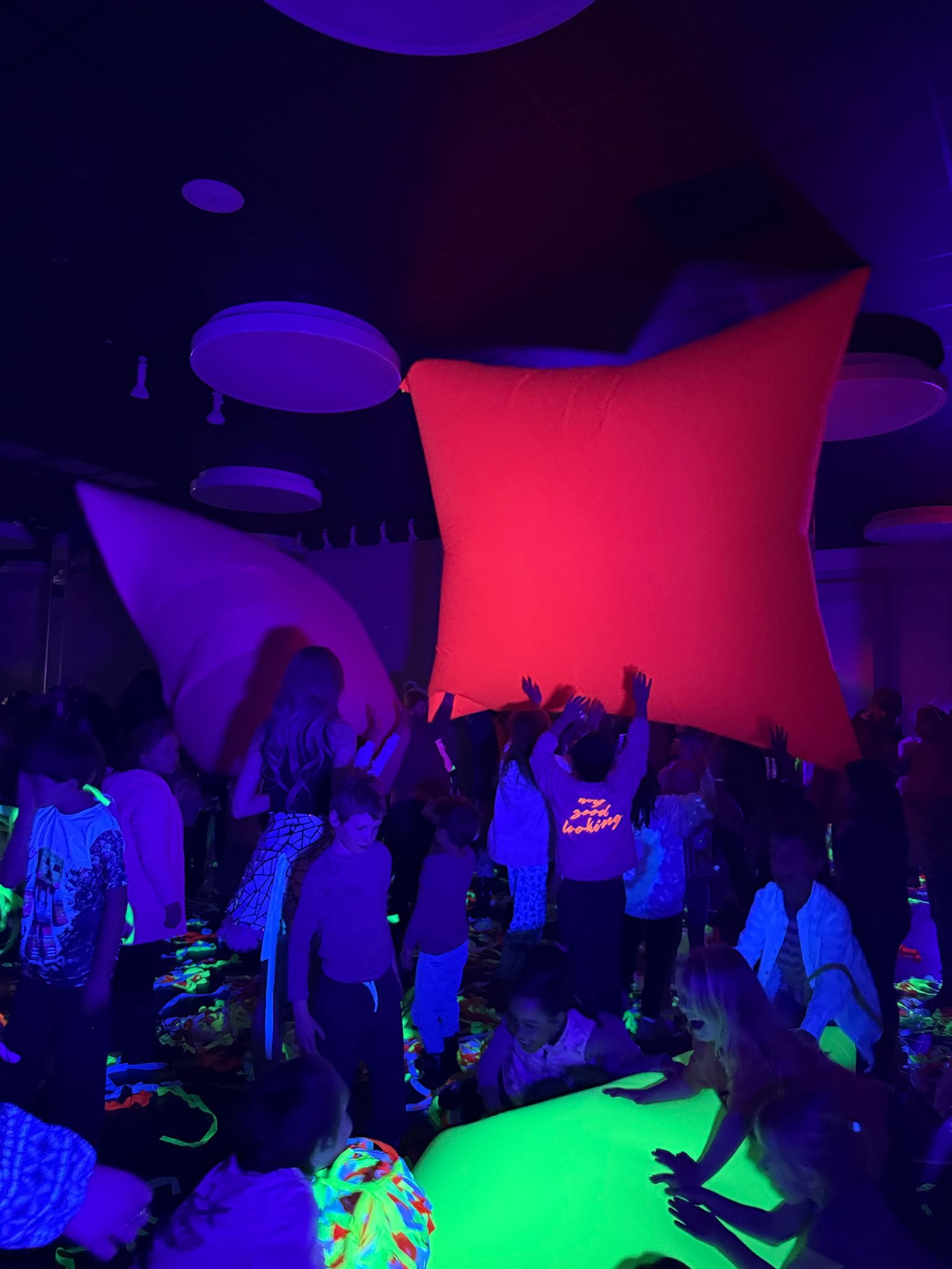 Neon Pillows Party Halifax Kids Happy Time