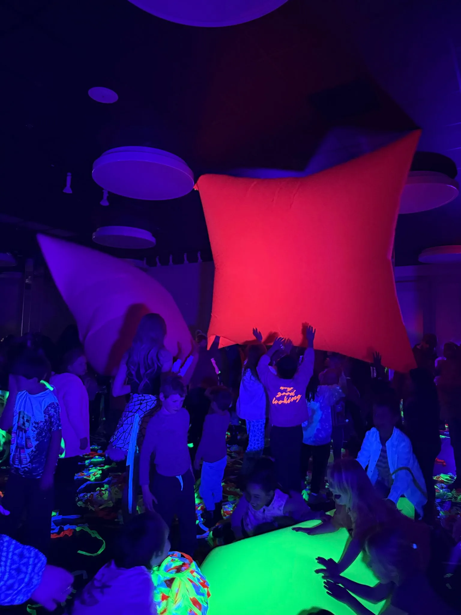 Neon Pillows Party Halifax Kids Happy Time