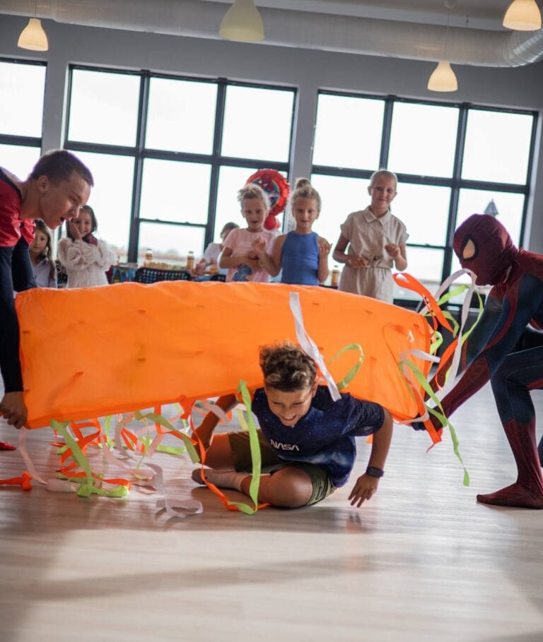 Kids party halifax Spiderman and Superman fun games