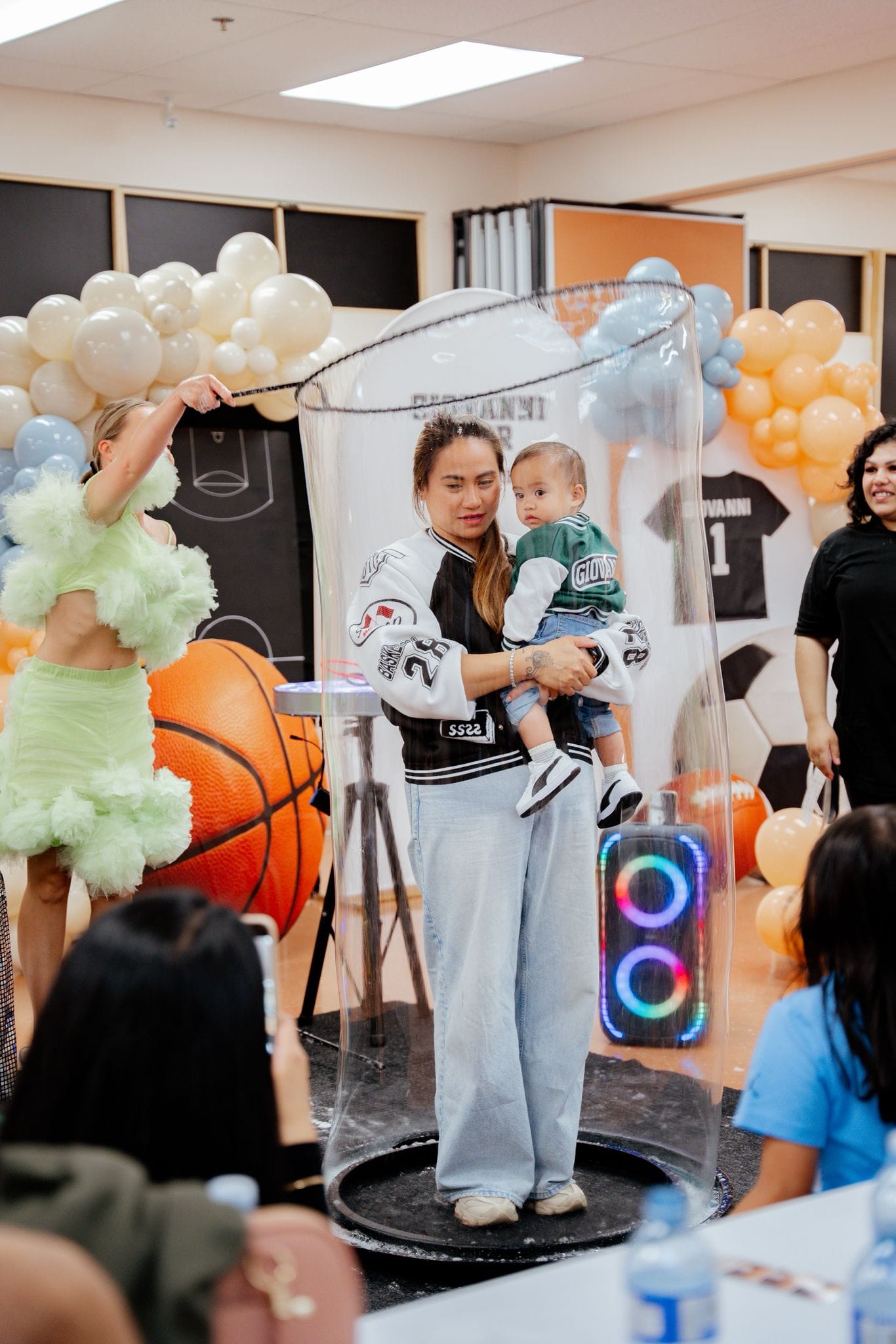 Bubble show indoors 3